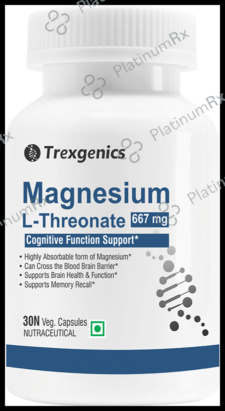 Trexgenics Magnesium L-Threonate 667mg Veg Capsule
