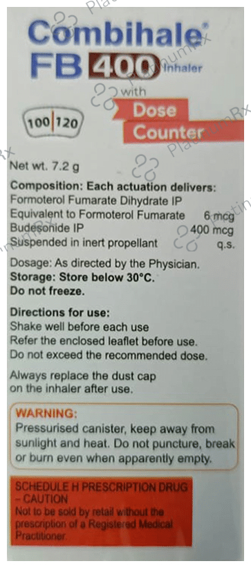 Combihale FB 400/6mcg Inhaler 120MDI