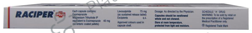 Raciper Plus 40/75mg Capsule SR 10s