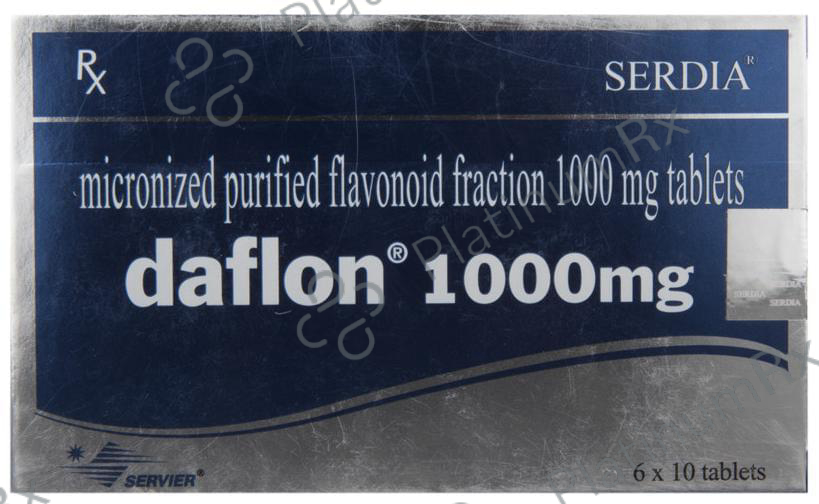 Daflon 1000mg Tablet 10 Tablet