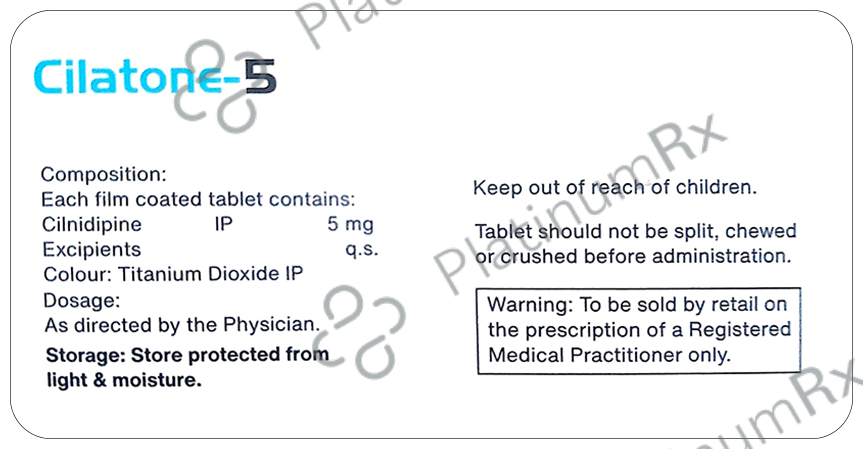 Cilatone 5 Tablet