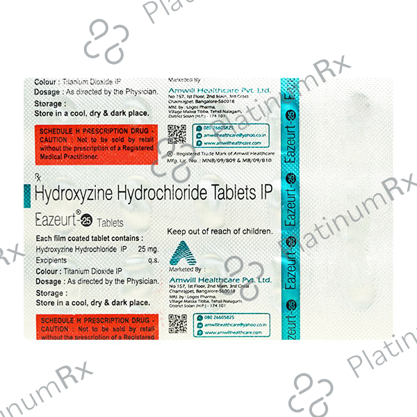 Eazeurt 25mg Tablet 15s