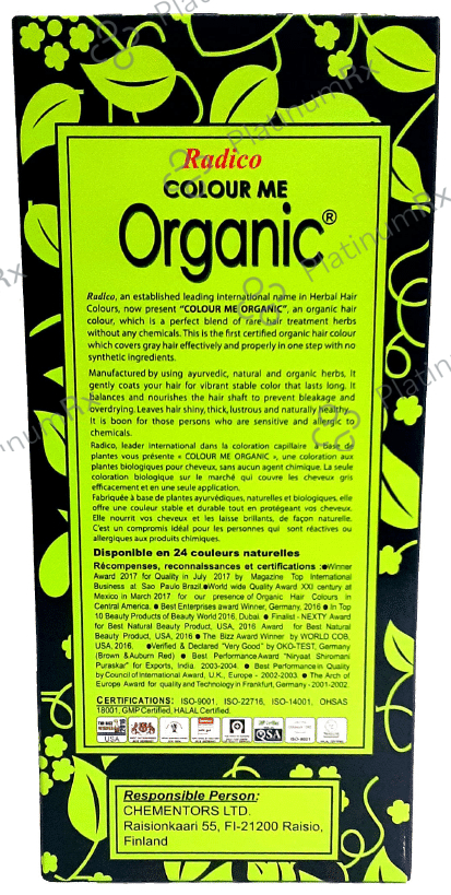 Radico Colour Me Organic Wheat Blonde Hair Colour