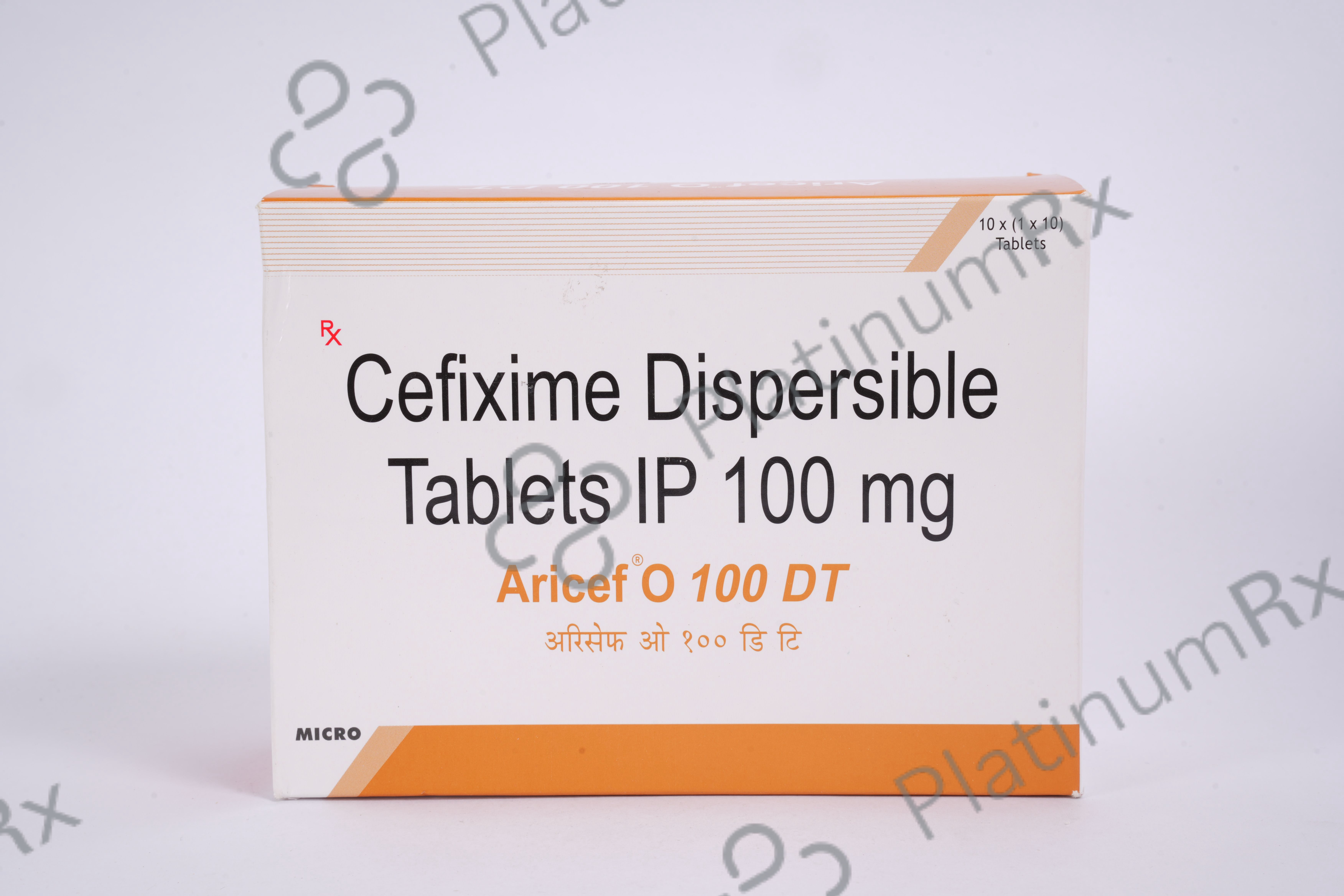Aricef O 100mg Tablet DT 10s