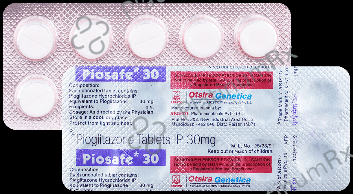 Piosafe 30mg Tab 10s