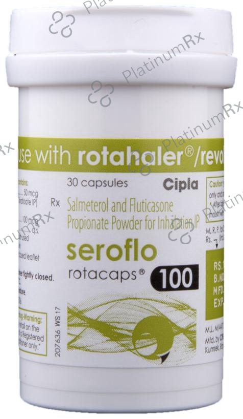 Seroflo 100/50mcg Capsule 30s