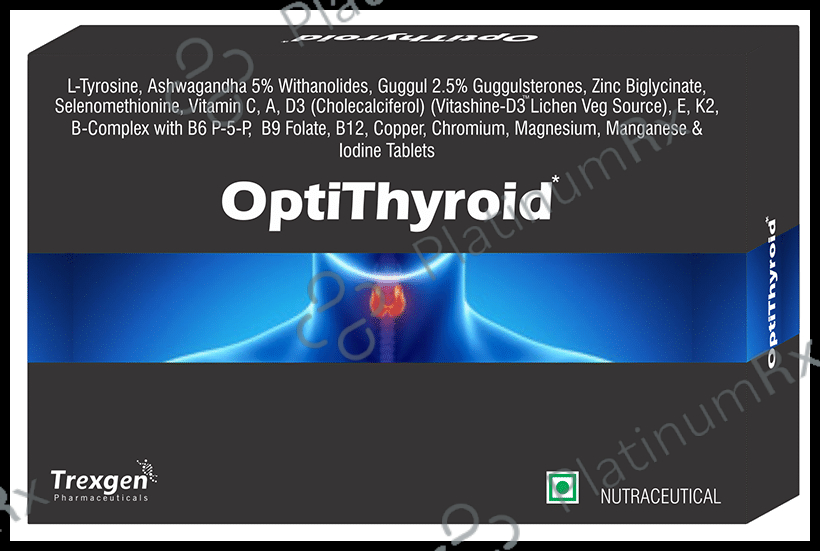 Trexgen OptiThyroid for Hypothyroidism Support - Tablet