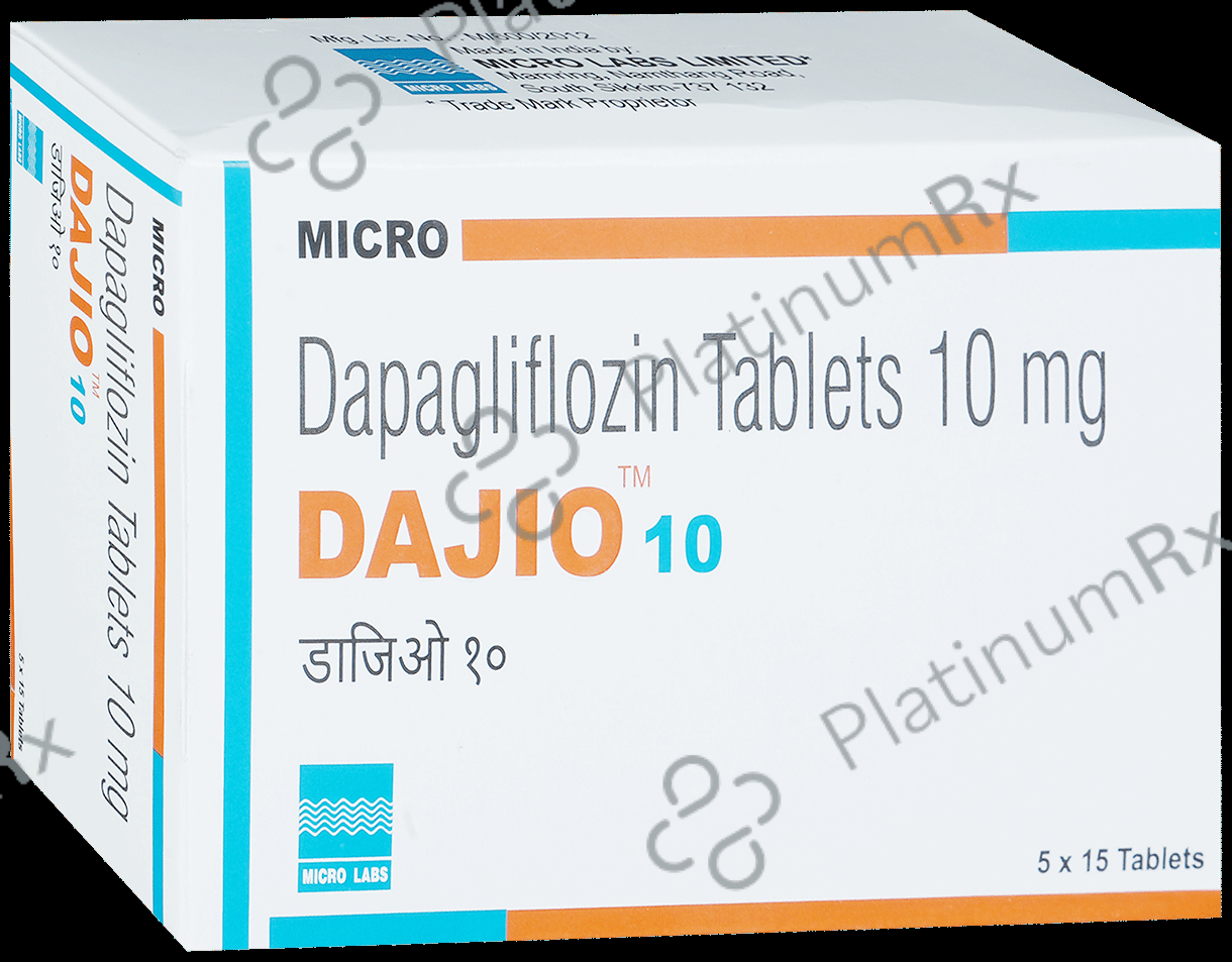 Dajio 10mg Tablet 15s