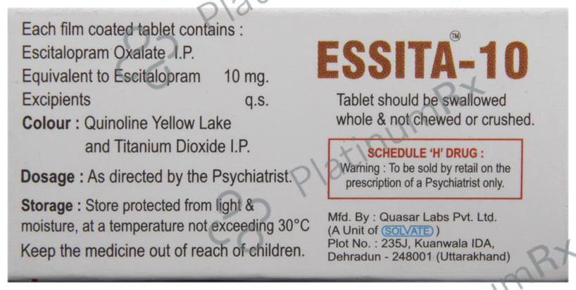 Essita 10 Tablet