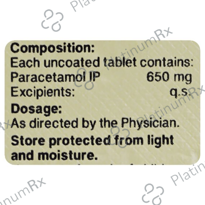 Ultramol RF 650mg Tablet