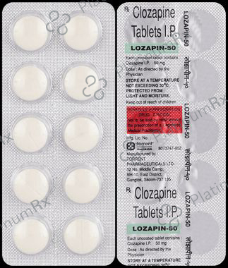 Lozapin 50mg Tablet
