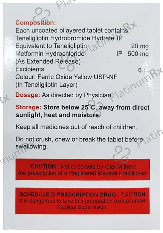 J Ring M ER 500/20mg Tablet 15s