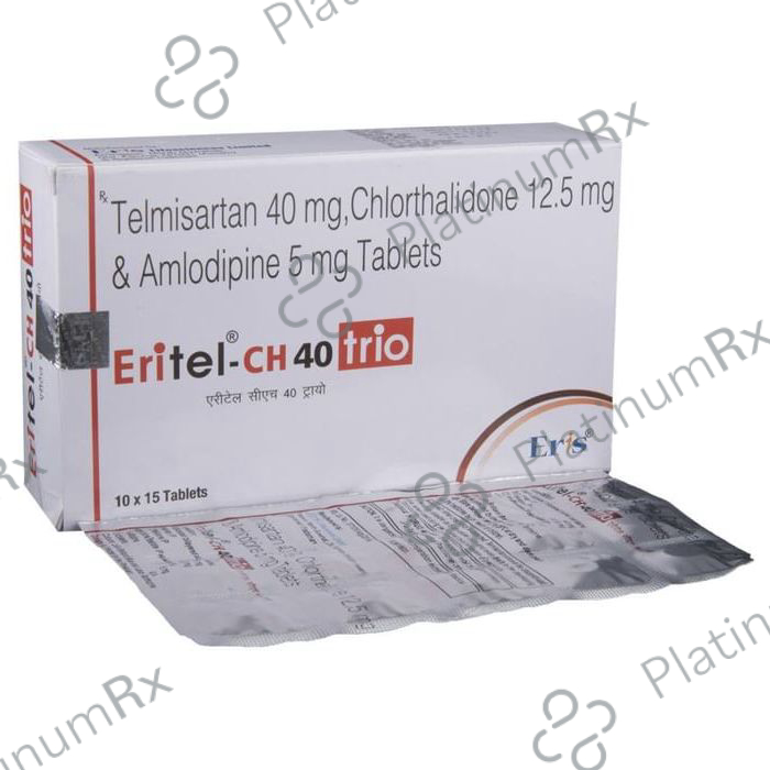 Eritel CH 40 Trio 5/12.5/40mg Tablet 15s