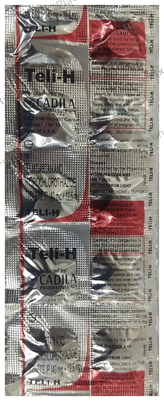 Teli H 12.5/40mg Tablet 10s