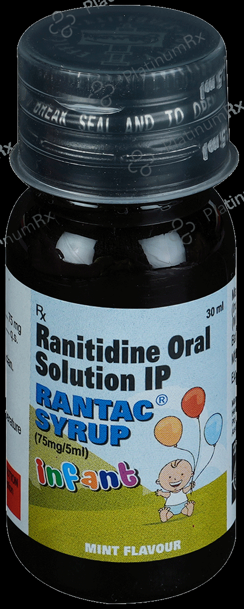 Rantac Infant 75mg Syrup Mint 30ml