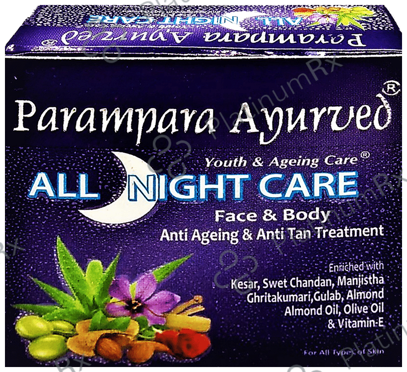 Parampara Ayurved All Night Care Face & Body Anti Ageing & Anti Tan Treatment (20gm Each)