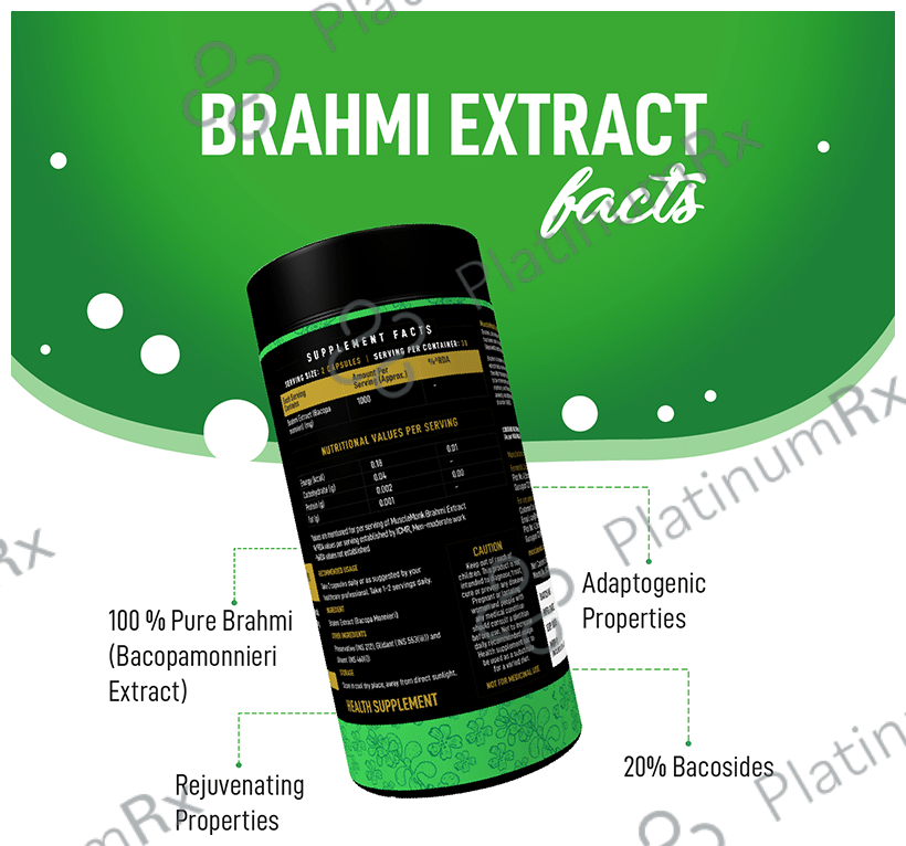 Muscle Monk Brahmi Extract Capsule