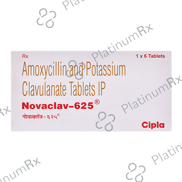 Novaclav 500/125mg Tablet 6s