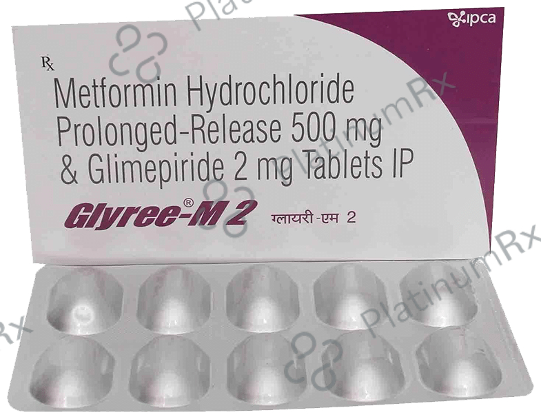 Glyree M 2/500mg Tablet PR 10s