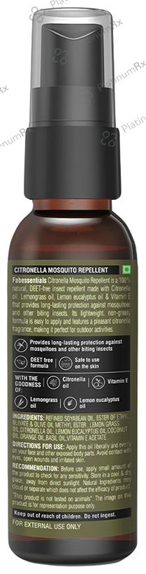 Fabindia Fabessentials Citronella Mosquito Repellent 50 ml