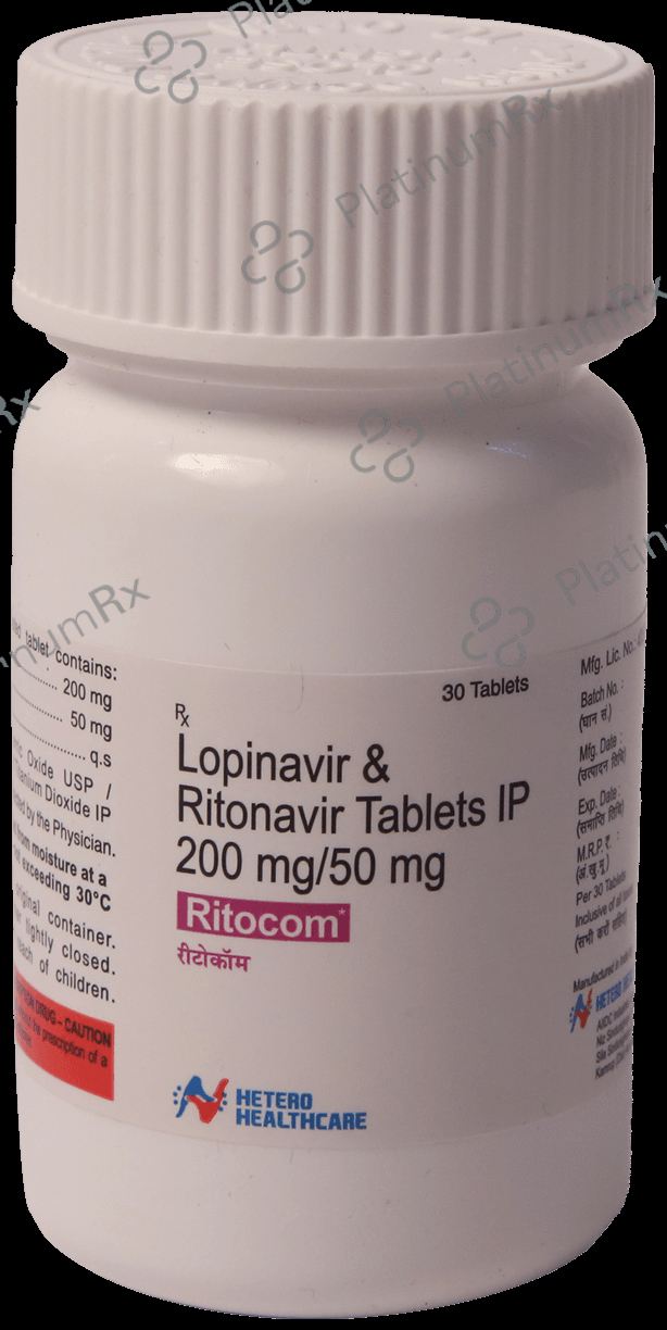 Ritocom 50/200mg Tablet 30s