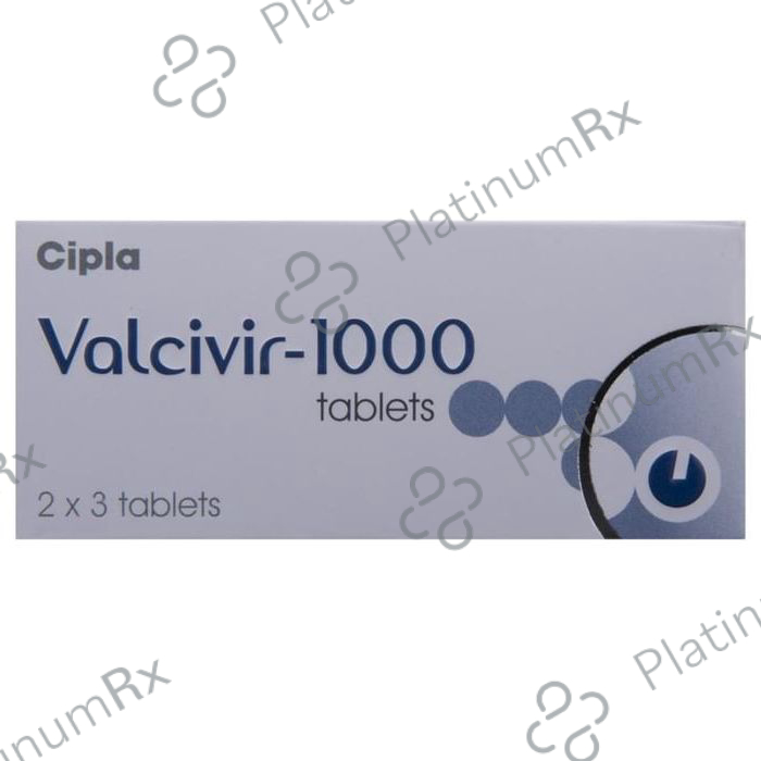 Valcivir 1000mg Tablet 3s