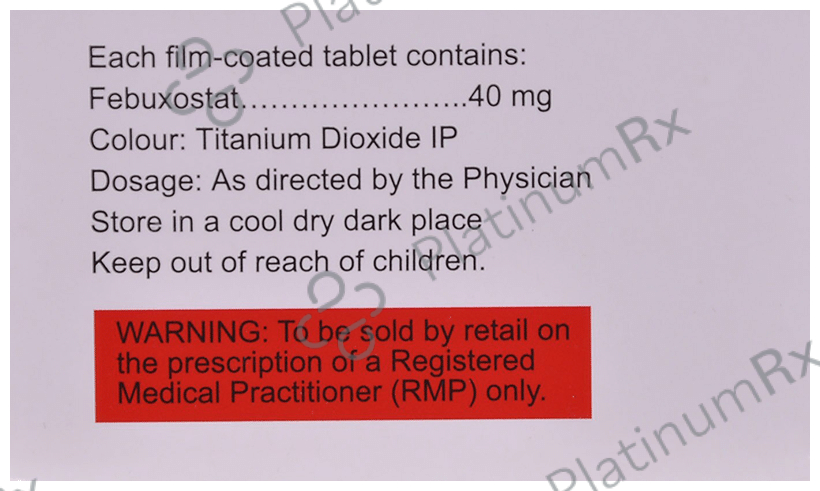 Ebuxo 40mg Tablet 10s