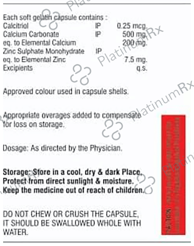Pride-D3 60K Plus Soft Gelatin Capsule