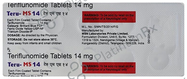 Teru MS 14mg Tablet