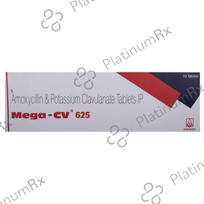 Mega CV 625mg Tablet 10s