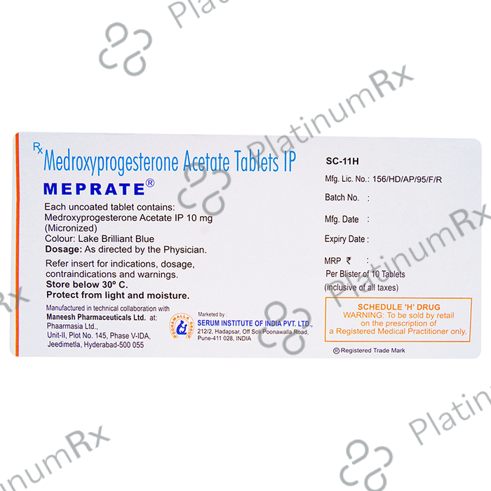 Meprate 10mg Tablet 10s