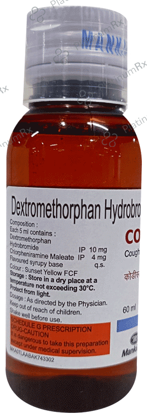 Codistar DX 4/10ml Sugar Free Syrup 60ml