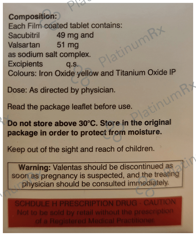 Valentas 100mg Tablet 10s