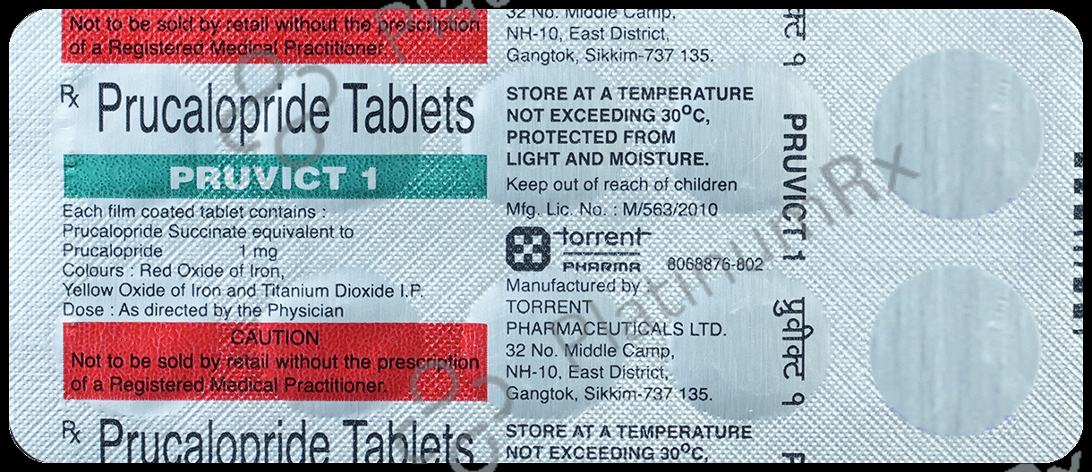 Pruvict 1mg Tablet 10s