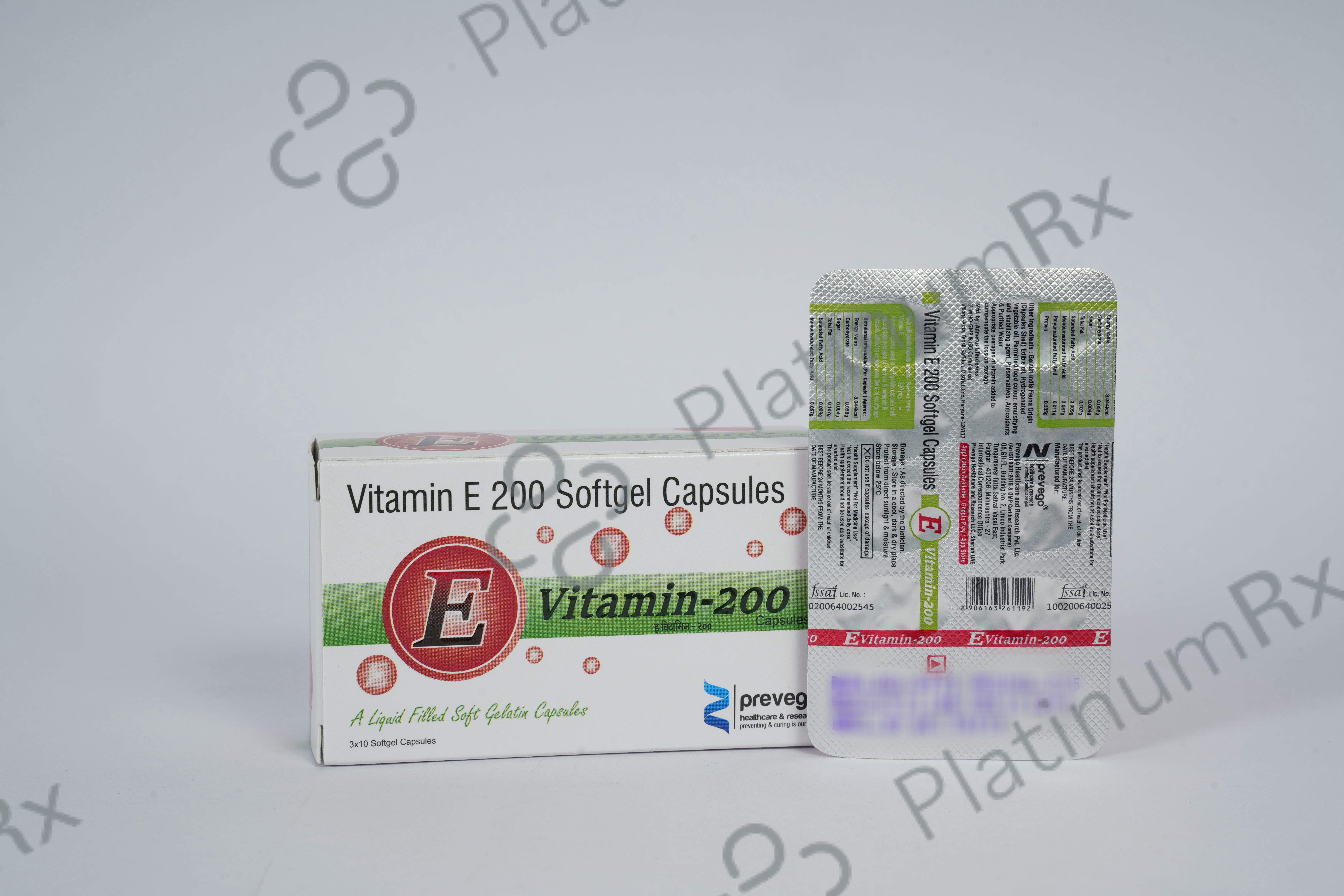 E Vitamin 200mg Capsule 10s