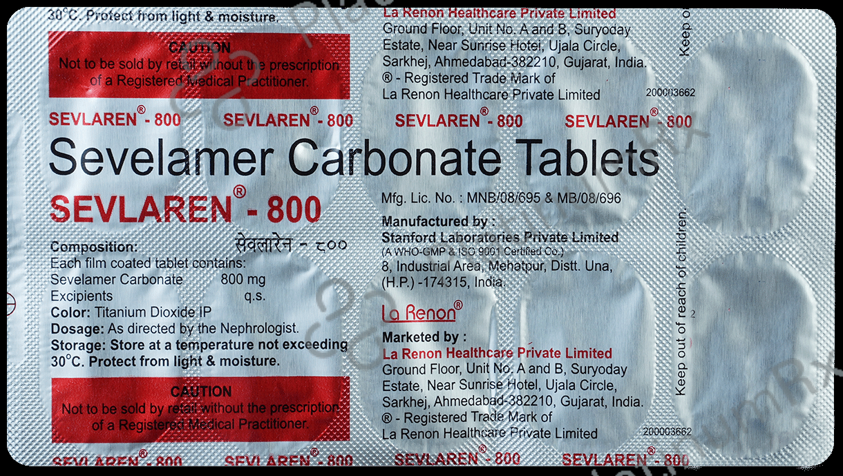 Sevlaren 800 Tablet