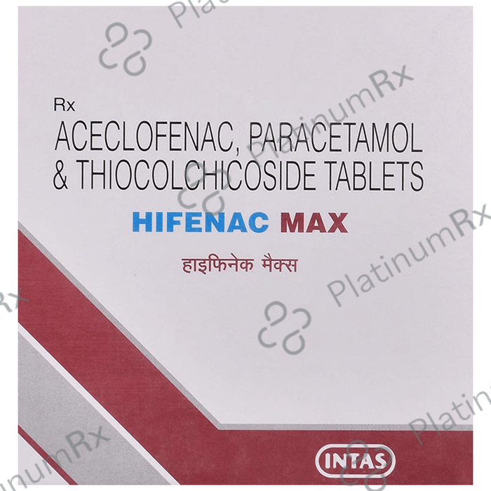 Hifenac Max 100/325/4mg Tablet 10s