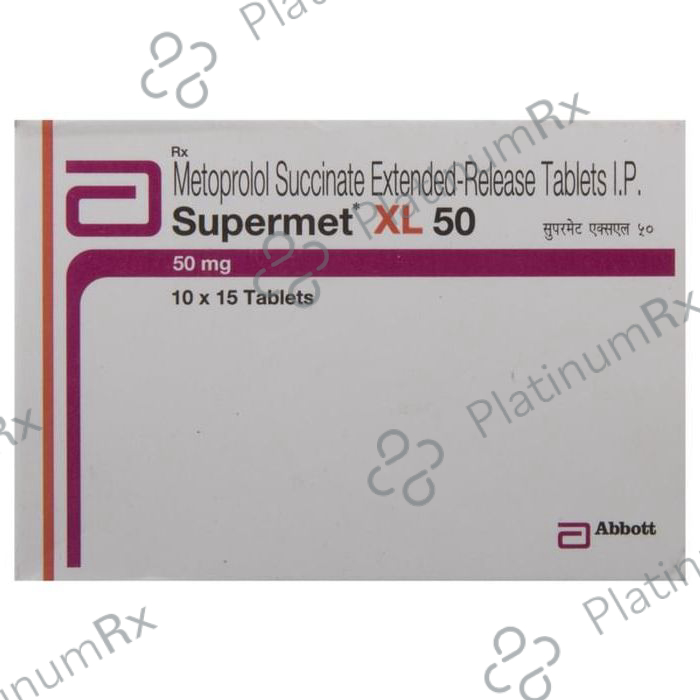 Supermet XL 50mg Tablet 15s