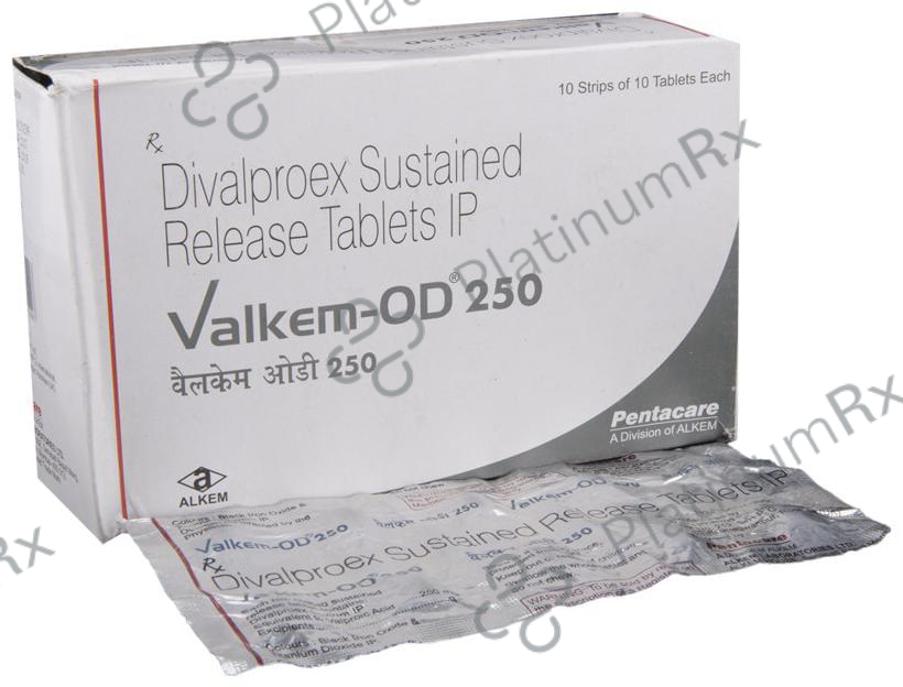 Valkem OD SR 250mg Tablet 10s