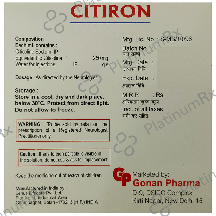 Citiron Injection