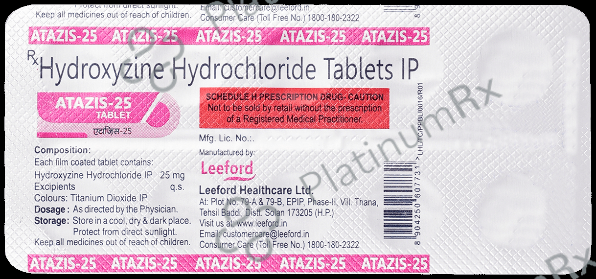 Atazis 25mg Tablet
