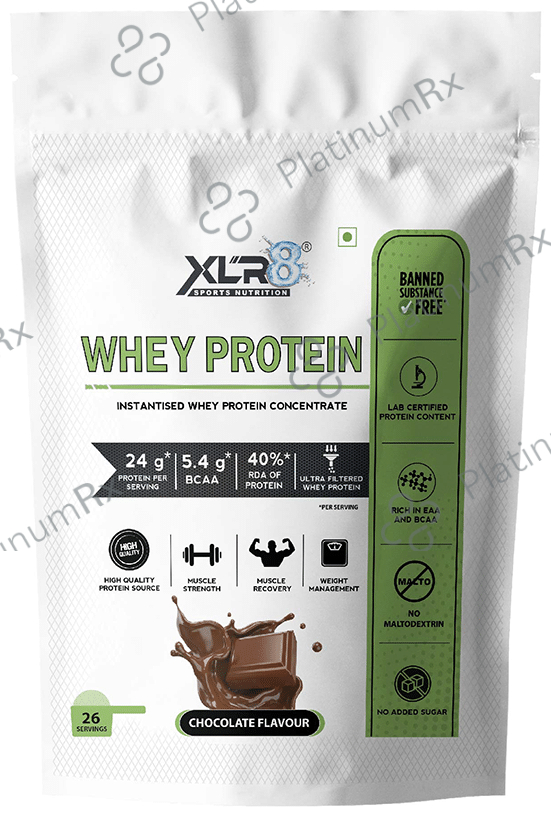 XLR8 Sports Nutrition Whey Protein Instantised Whey Protein Concentrate Chocolate 2 lb