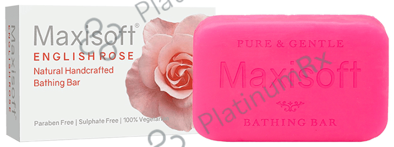 Maxisoft English Rose Bathing Bar (75gm Each) 1 units