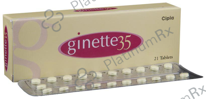 Ginette 35 2/0.035mg Tablet 21s