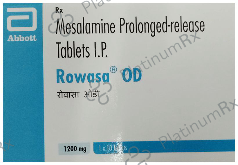 Rowasa OD 1200mg Tablet 10s
