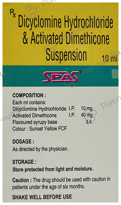 Spas 10 mg/40 mg Drop 10 Drop