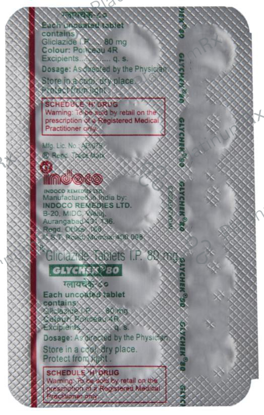 Glychek 80mg Tablet 15s