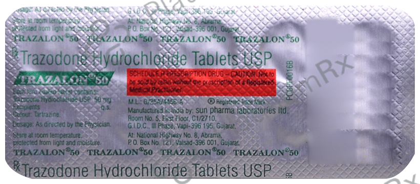 Trazalon 50mg Tablet 10s