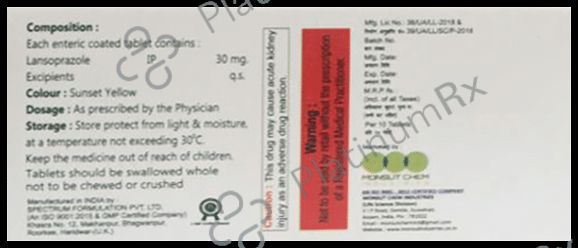M Lanz 30mg Capsule