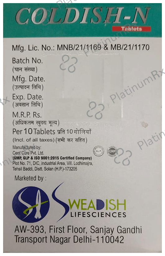 Coldish-N Tablet